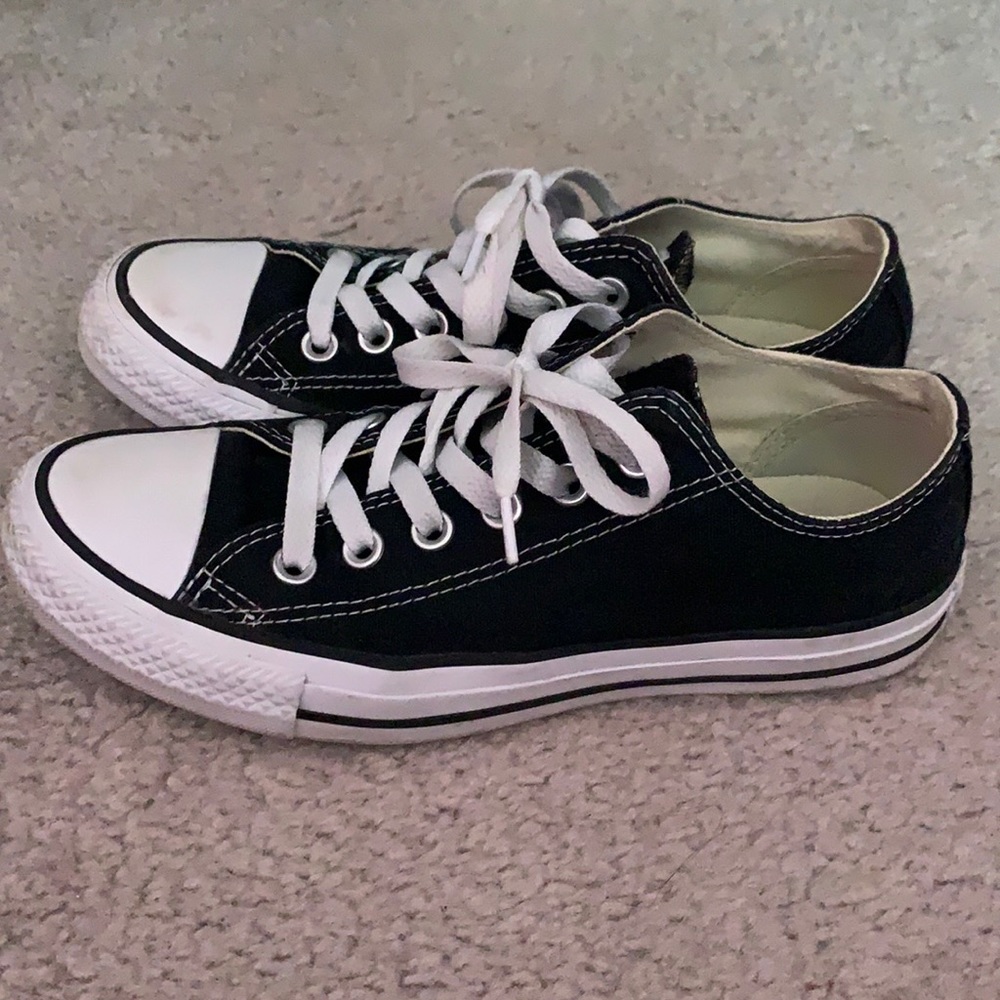 Converse black shoes